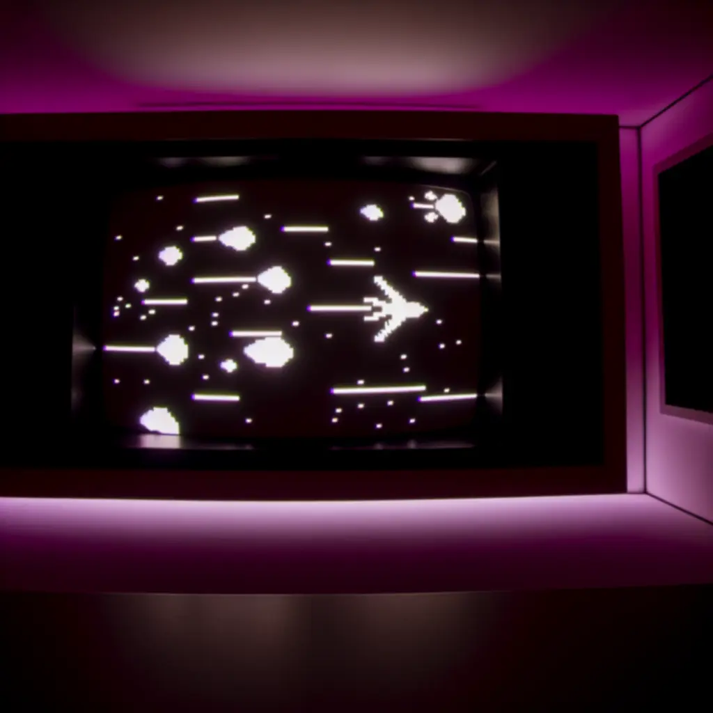 Asteroids vektorgrafika