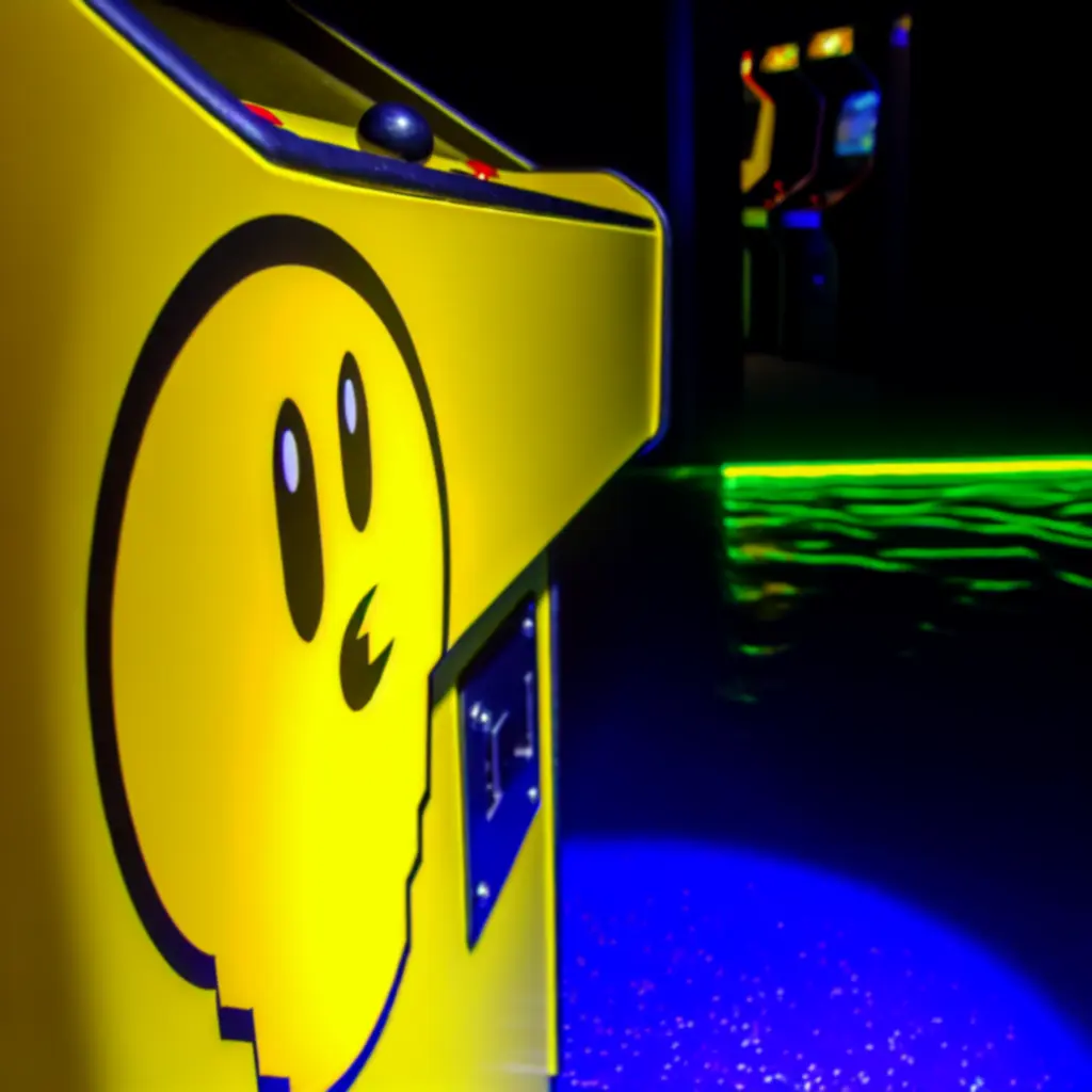 Világító Pac-Man kabinet