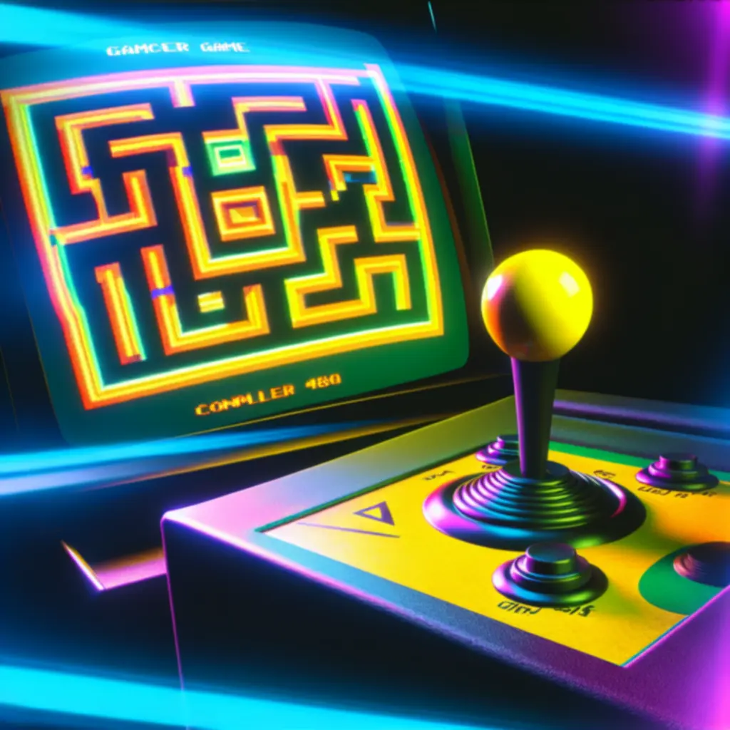 Világító Pac-Man árkád kabinet