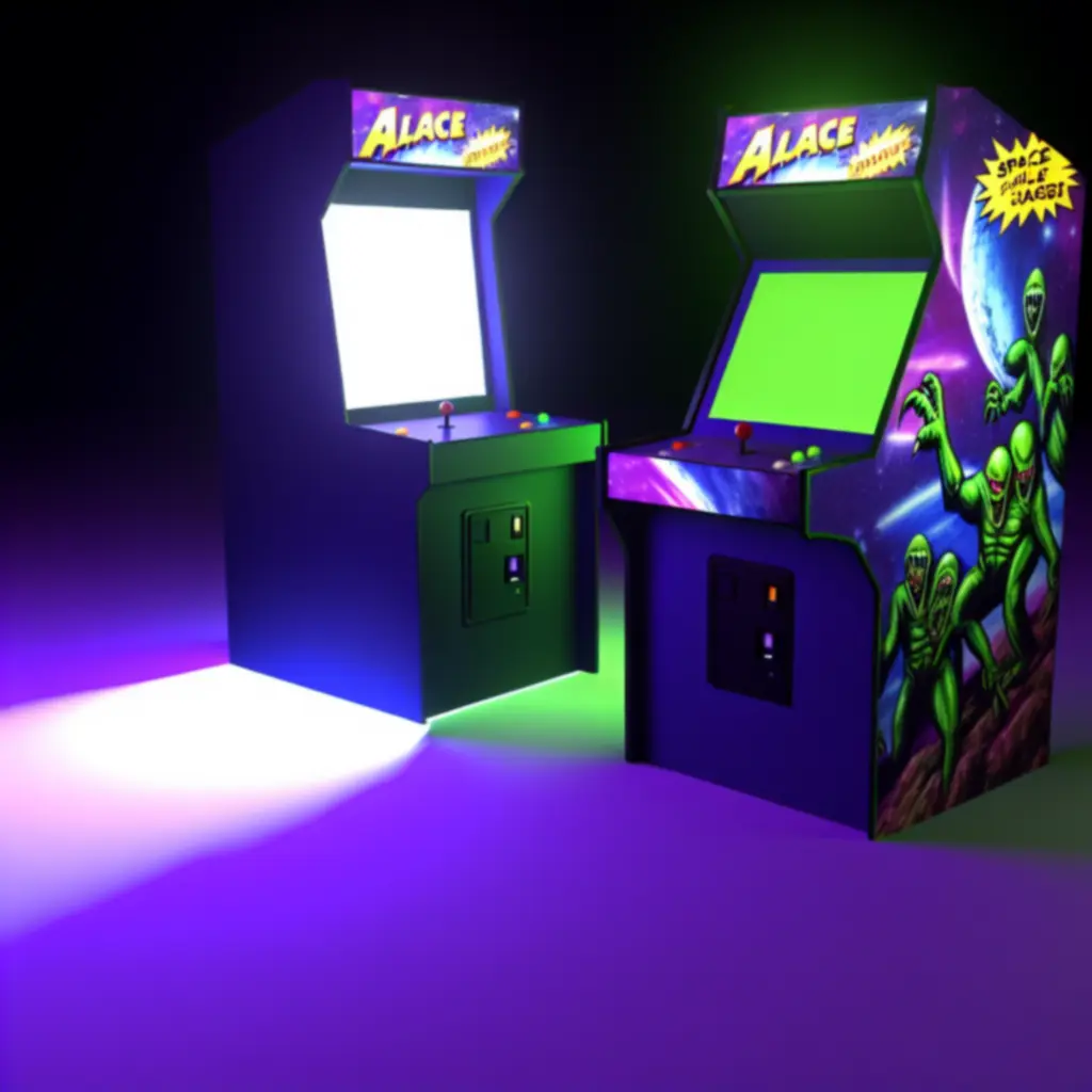 Space Invaders kabinet művészi felújítása